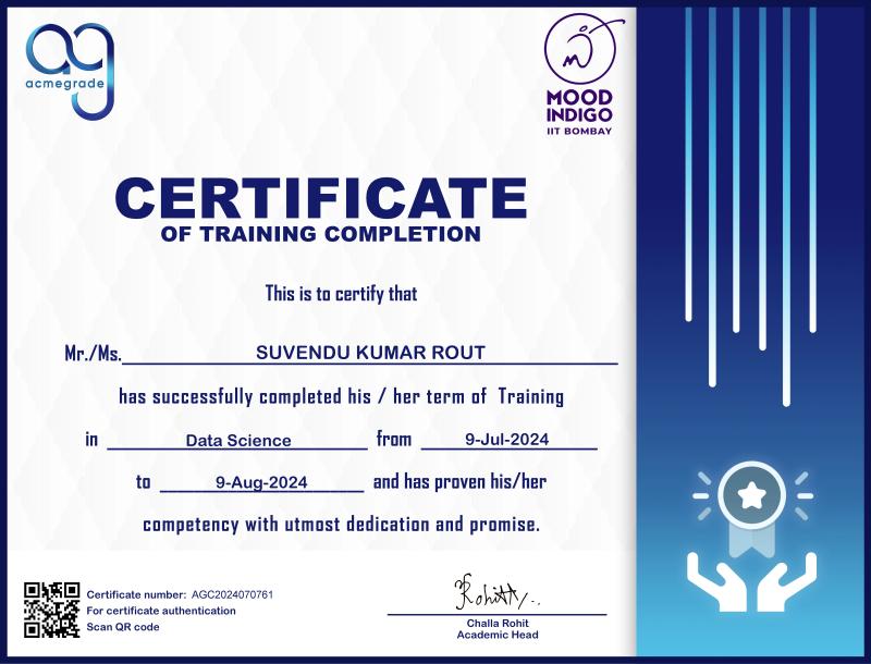 Certificate 1